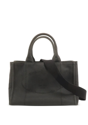Prada Pre-Owned logo-print tote bag - Black