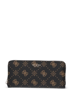 GUESS USA large Carrie 4G wallet - Brown