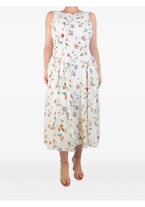 Reformation floral-print sleeveless dress - Neutrals