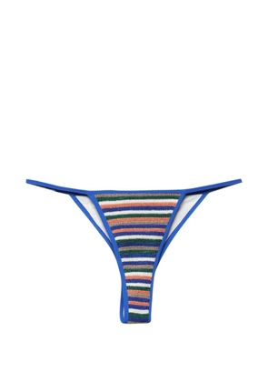 Christopher Esber Calypso crochet-knit bikini briefs - Blue