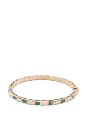 Bvlgari Pre-Owned 2010s Serpenti Viper Malachite bracelet - Pink
