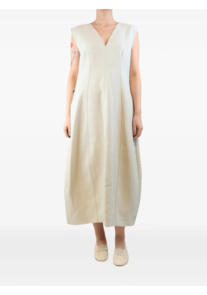 Studio Nicholson Enna cotton-twill midi dress - Neutrals