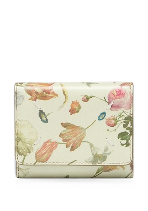 Maison Margiela floral-print leather mini bag - Neutrals