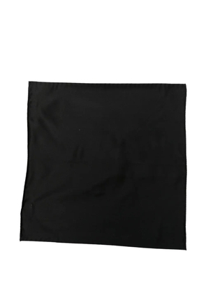 Emporio Armani micro-jacquard silk pocket square - Black
