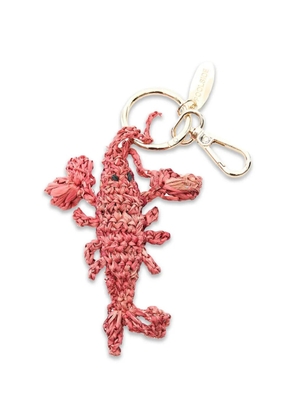 Poolside lobster bag charm - Pink