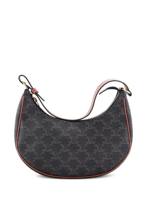 Celine Pre-Owned Ava Bag Triomphe Coated Canvas hobo bag - Brown