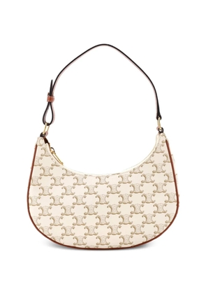 Celine Pre-Owned Ava Bag Triomphe Coated Canvas hobo bag - Brown