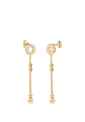 Officina Bernardi Empire S diamond drop earrings - Gold