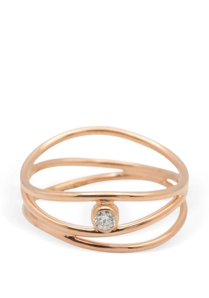 Tiffany & Co. Pre-Owned 2010s Wave diamond ring - Pink