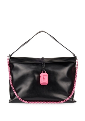 GCDS Mega Comma shoulder bag - Black