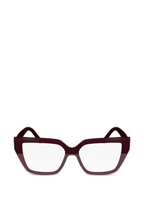 Ferragamo square-frame glasses - Red