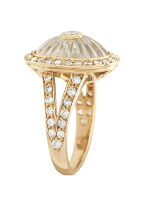 Boucheron Pre-Owned rock-crystal and diamond ring - Gold