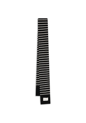 Marc O'Polo striped wool scarf - Black