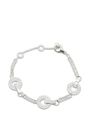 Bvlgari Pre-Owned 2010s Bulgari Bulgari diamond bracelet - Silver