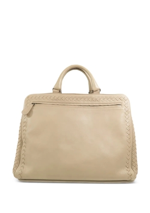 Bottega Veneta Pre-Owned Intrecciato leather tote bag - Neutrals