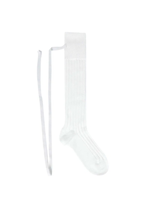 Ann Demeulemeester Jost ribbed socks - White