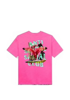 Anti Social Social Club graphic-print T-shirt - Pink