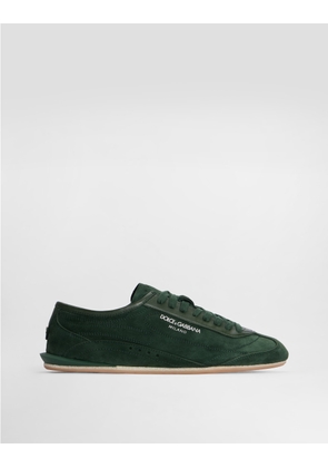 Dolce & Gabbana Suede Lipari - Man Lace-ups Green 41