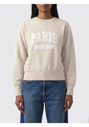 ANINE BING Crew Neck Sweatshirt with Logo