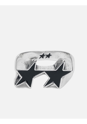 Icon Black Enameled Single Ring