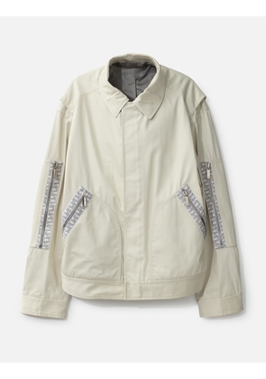 Oblique Jacquard Trim Jacket