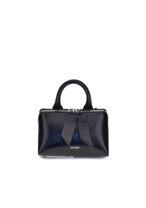 The Attico Black Calf Leather Bos Taurus Shoulder Bag
