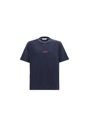 Stone Island Blue Cotton Sportswear - L