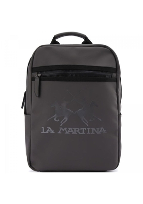 La Martina Gray Polyethylene Backpack