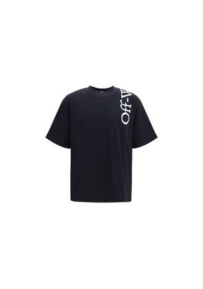 Off-White Black Cotton T-Shirt - L