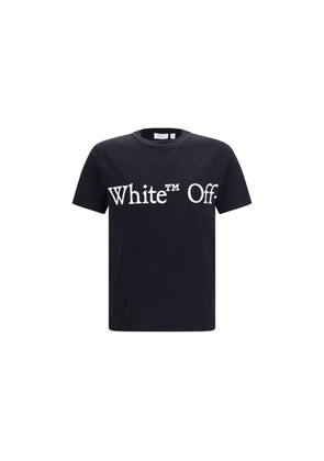 Off-White Black Cotton T-Shirt - L