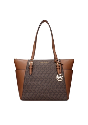Michael Kors Brown Leather Shoulder Bag