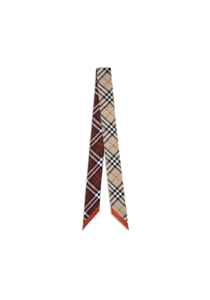 Burberry Beige Silk Scarf
