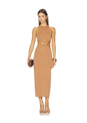Cult Gaia Cypress Dress in Brown. Size L. Also in XS, S, M.