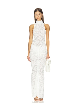 DELFI Sylvia Dress in White. Size L. Also in M, S, XL, XS.