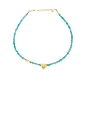 Brinker + Eliza Confetti Necklace in Blue.