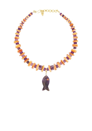 Brinker + Eliza Coastal Muse Necklace in Multi.