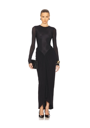 Helsa The Margot Dress in Black. Size M. Also in S.
