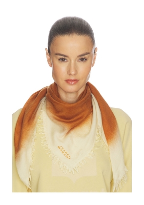 Isabel Marant Alecia Scarf in Rust.