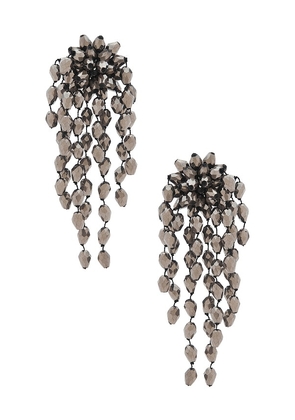 Isabel Marant Clip Earrings in Grey.