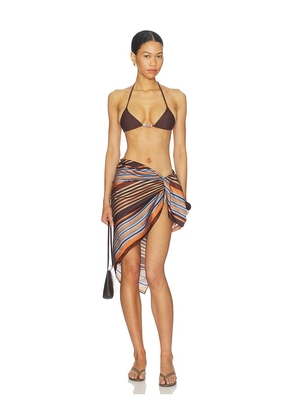 FAITHFULL Soleil Waist Scarf in Mauve.