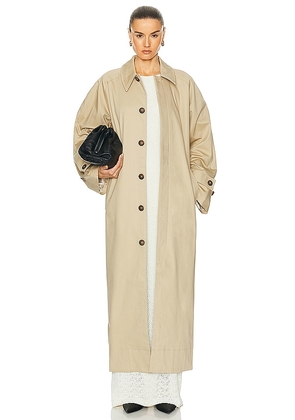 L'Academie Ayisa Trench Coat in Tan. Size M. Also in L.