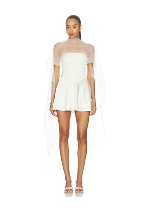 Lovers and Friends Martina Mini Dress in White. Size L. Also in XS, XXS, S, M, XL.