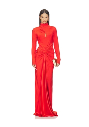 SILVIA TCHERASSI Birdy Dress in Orange. Size L. Also in M, S, XS.
