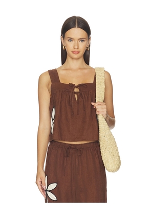 Rails Calais Top in Brown. Size L. Also in XS, S, M, XL.