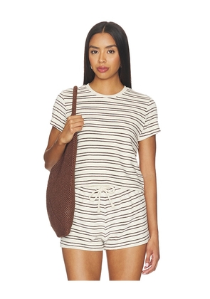 perfectwhitetee Eve Short Sleeve Shirt in Multi. Size L. Also in S, XS, M, XL.