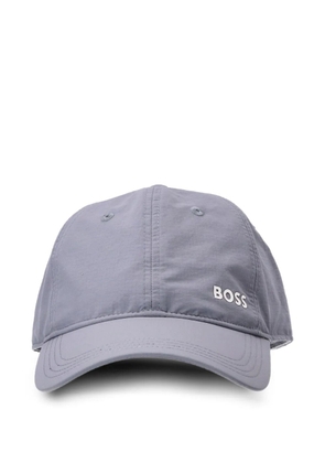 BOSS logo-detail baseball cap - Grey
