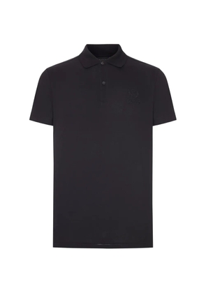Gucci Interlocking GG embroidered polo shirt - Black