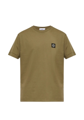 Stone Island logo-patch T-shirt - Green