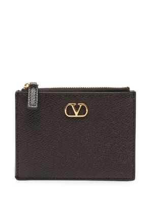 Valentino Garavani VLogo Signature card holder - Brown