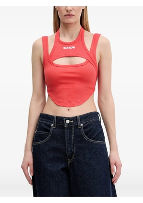 BARROW cut-out crop top - Red
